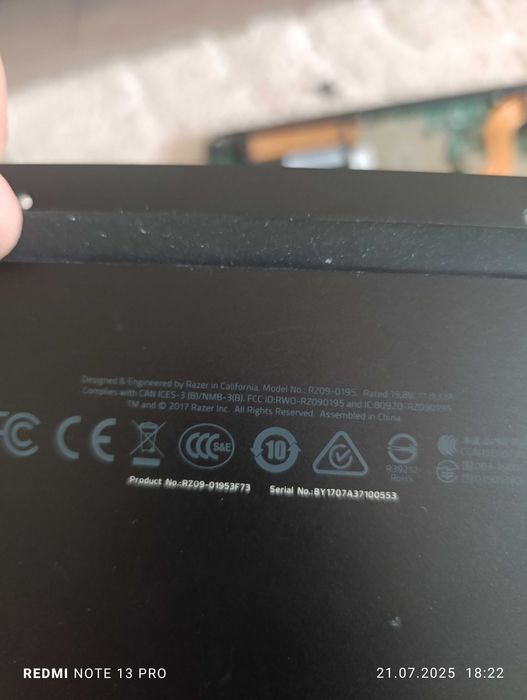 Razer Blade 14-2017 defect