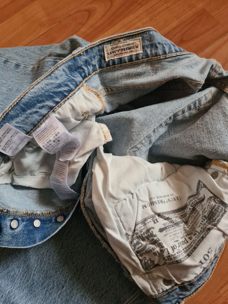 Blugi damă Levi 's 501 Premium, mărimea 27 x 26