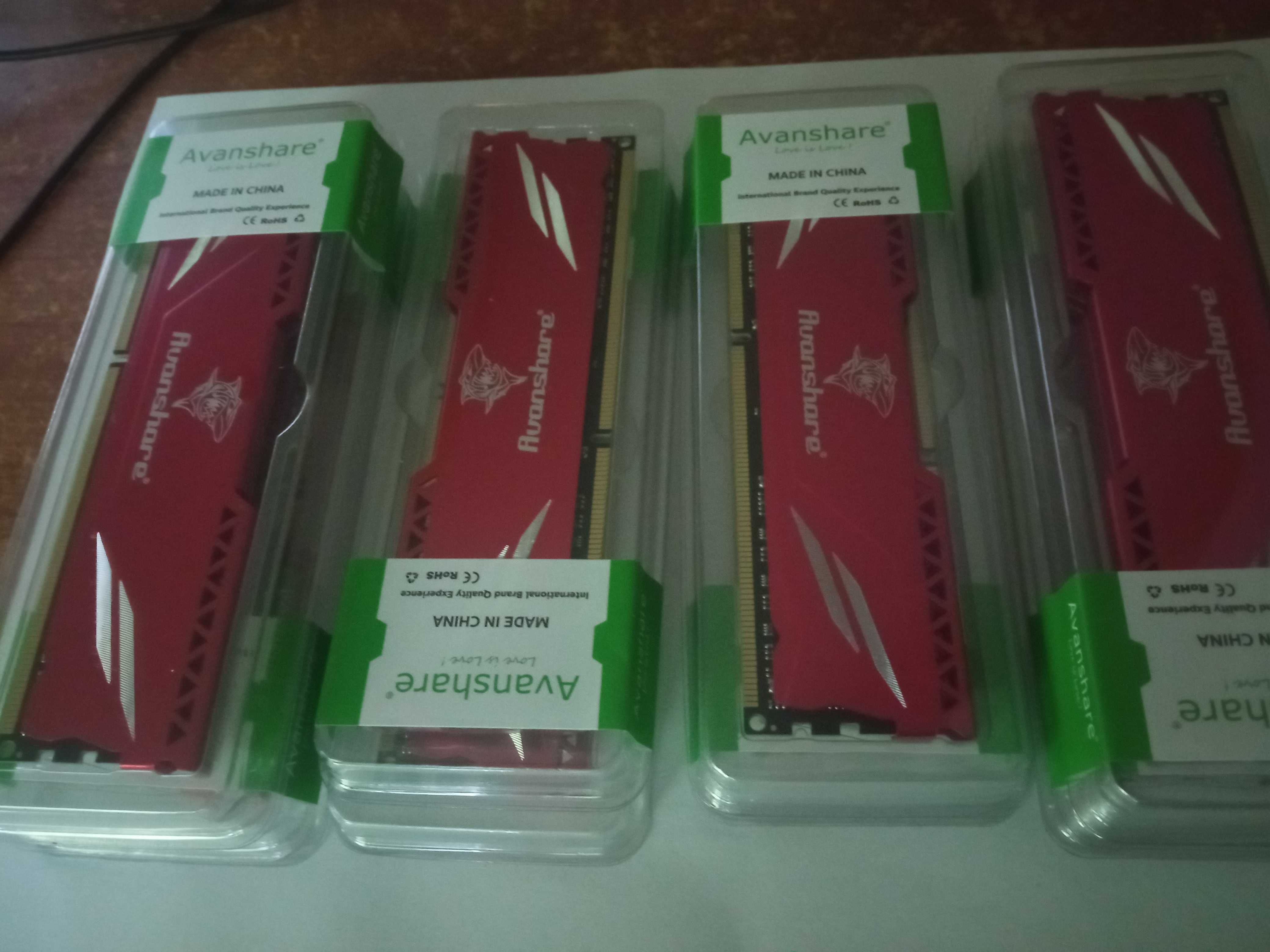 DDR-3 DIMM 8 GB 1600 MHz с радиатором охлаждения (RED)