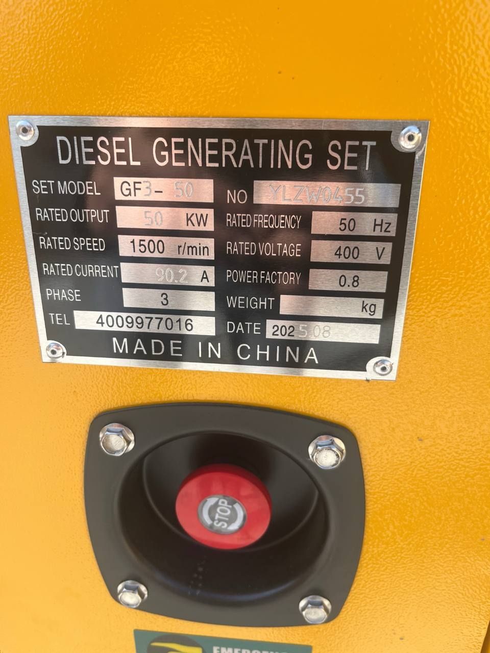 Generator Dizilni 30kw 50kw 100kw