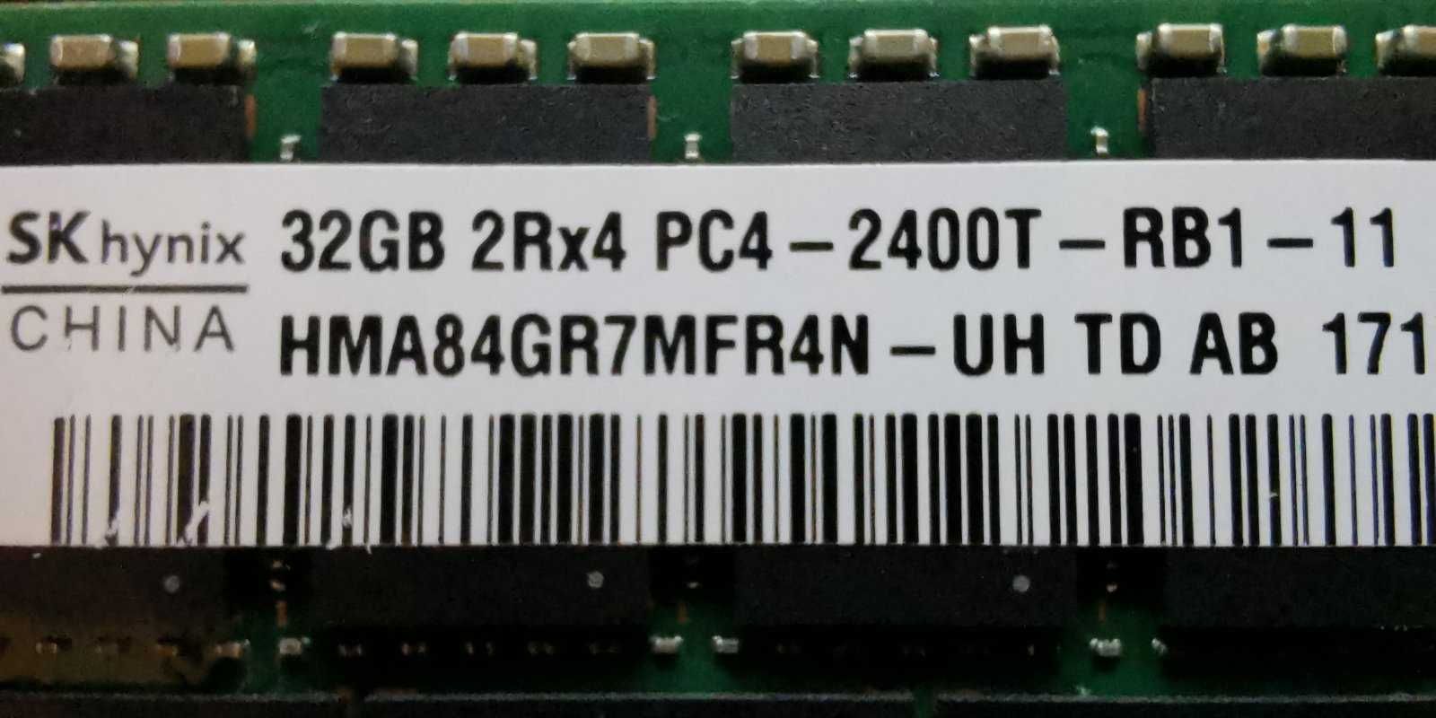 Сървърна памет RAM Hynix 128Gb (32Gb x4) DDR4 2400, ECC REG