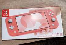Nintendo Switch Lite - розово и зарядно