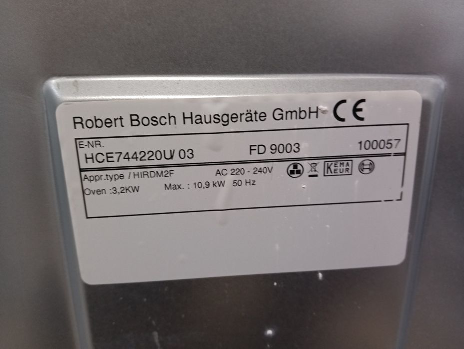 Свободно стояща печка с керамичен плот Бош Bosch   2 години Гаранция!