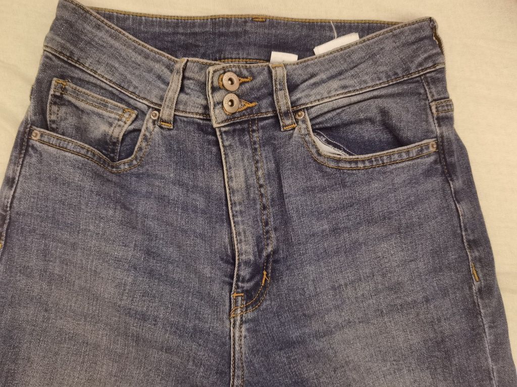 Pantaloni denim,nou nouti, cu talie înaltă, dama, S