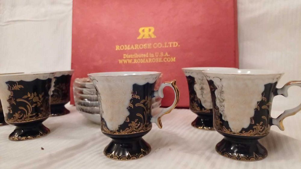 Set cesti de cafea + fructiera