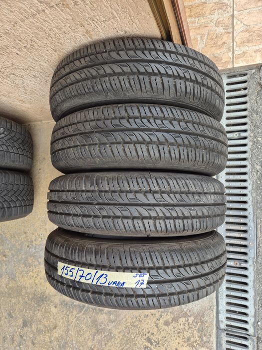 Vând cauciucuri 155/70/13 set complet imp Germania//Semperit//