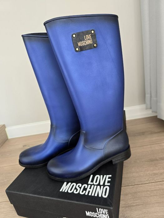 Love Moschino НОВИ Дамски гумени ботуши