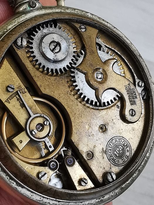 Ceas de buzunar Prodige Patent - Hunter - Otel - 57 mm