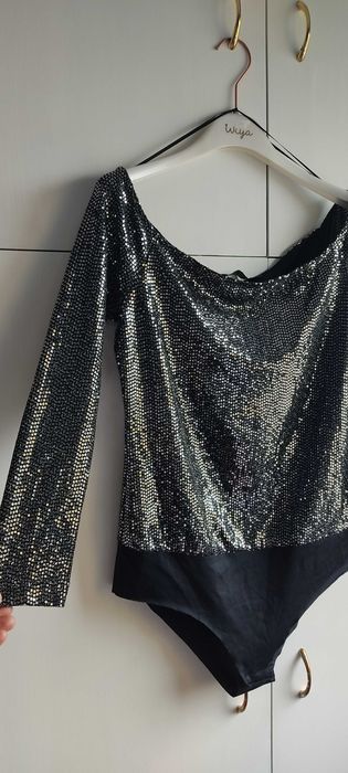 Блестящо боди ZARA BASIC