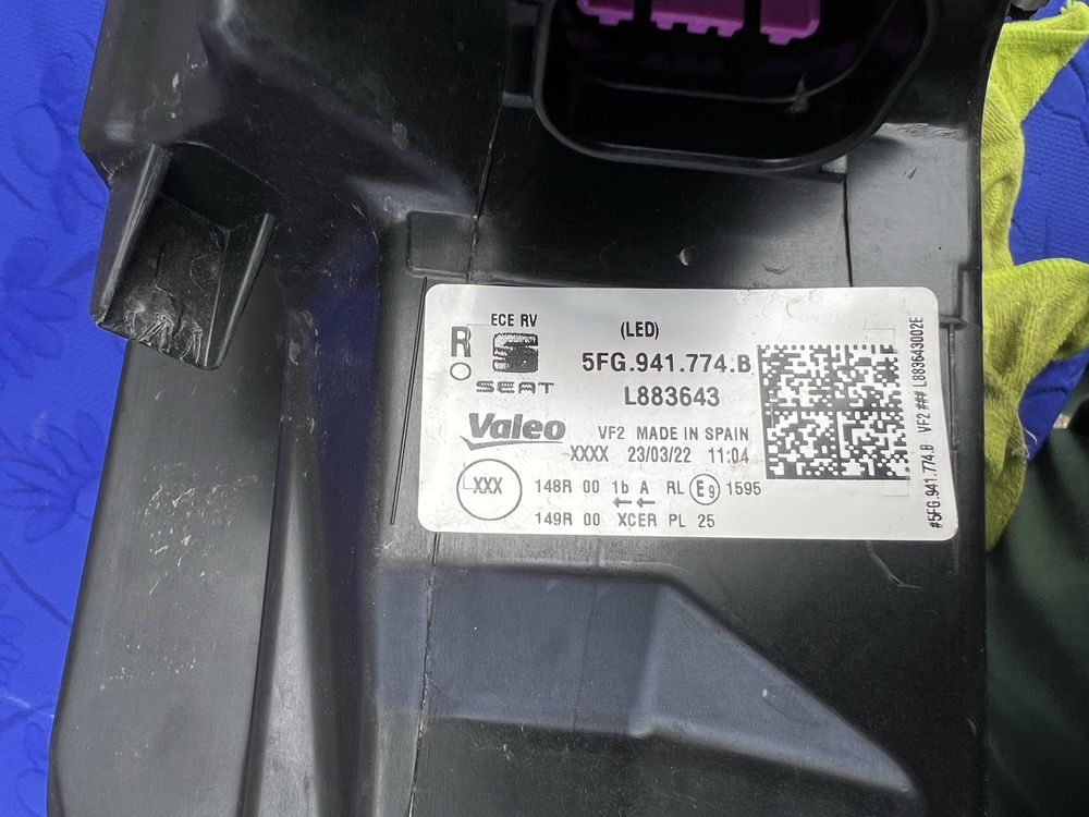 Far dreapta full led seat cupra formentor