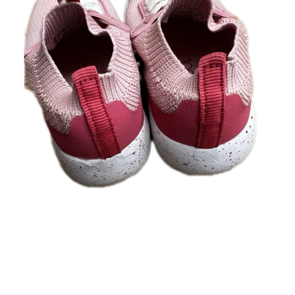Детские кроссовки для девочек, легкие. Белые, розовые. Размер 23