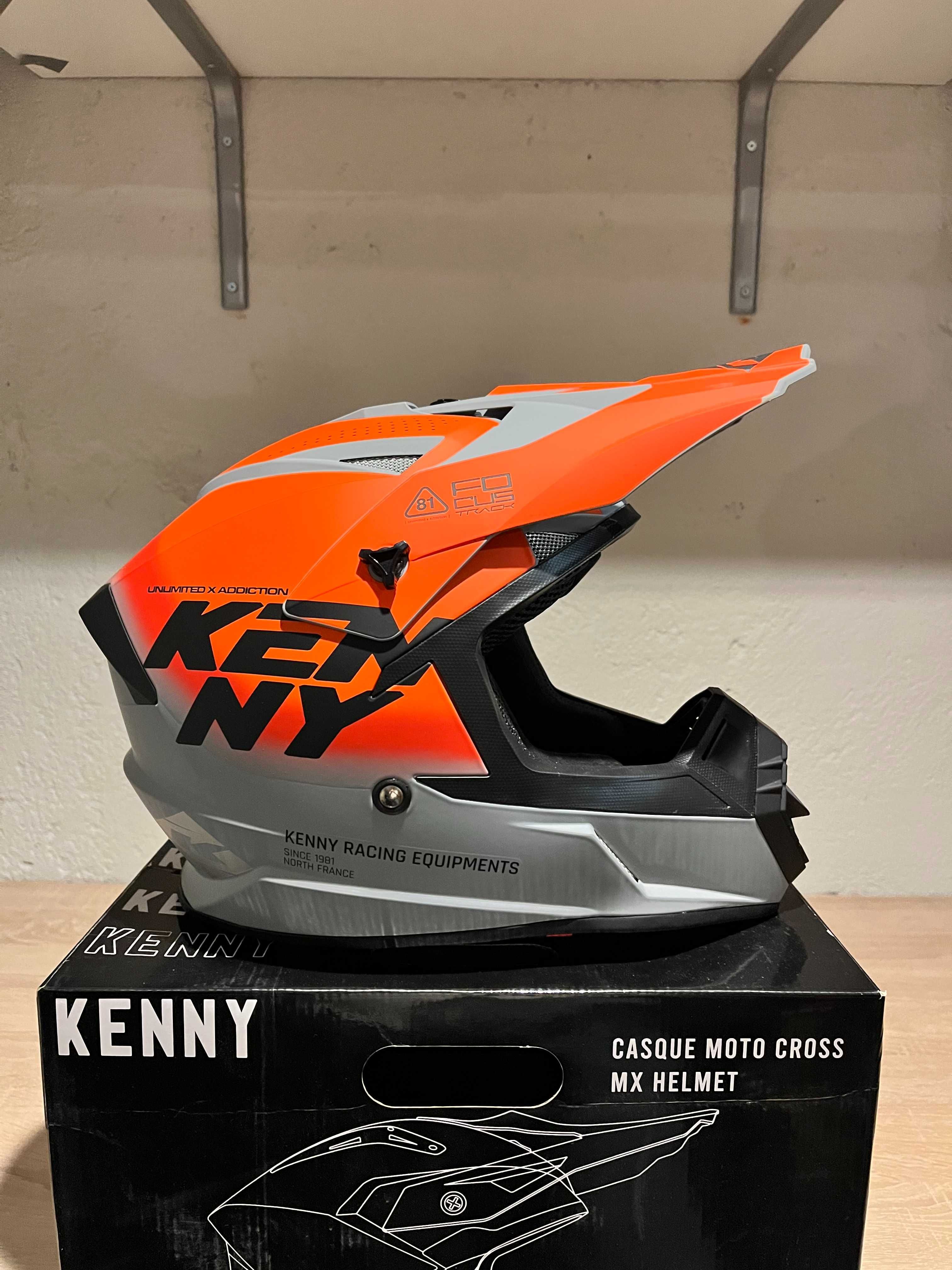 Casca moto cross enduro KENNY Track L