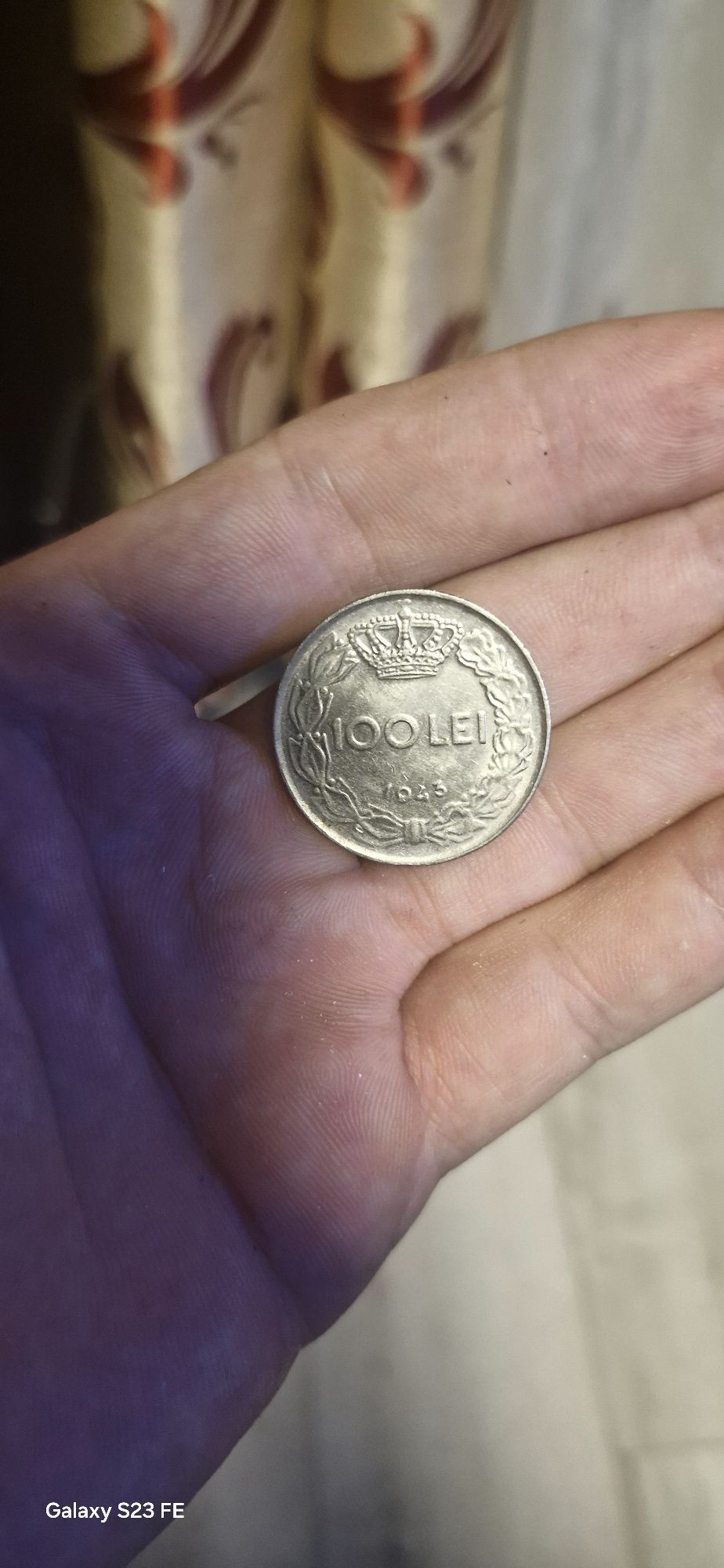 Monede 100 lei 1943 si 1 leu 1966