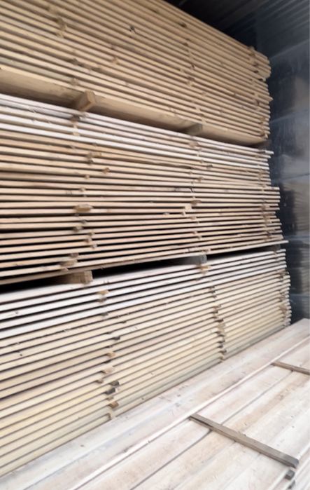 Cherestea uscată artificial de brad si molid, cherestea rindeluită