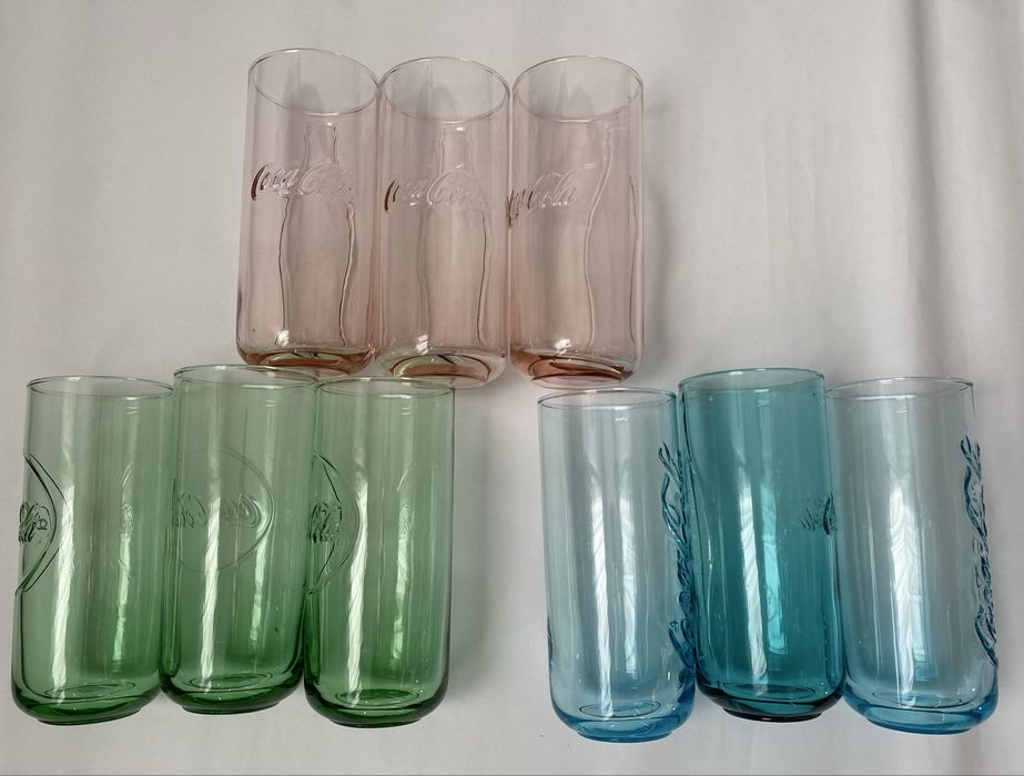 Set 9 pahare Coca Cola