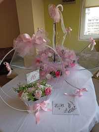 Сватбена украса Чадър с цветя за вашия празник