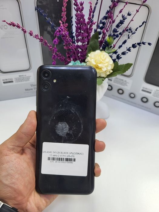 Samsung a04e 64 gb 25.000 tg  pintel Munaily