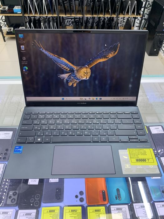 Asus zenbook core i3 1115g4 8/256gb в магазине реал ауэзова 32