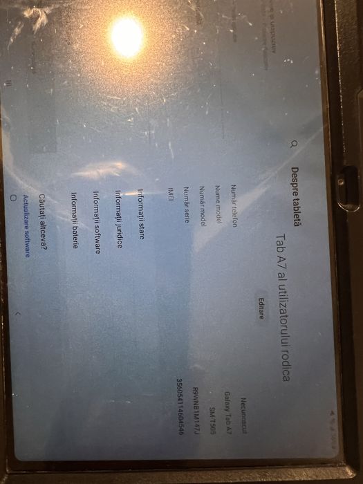 Samsung Tab A7 piese