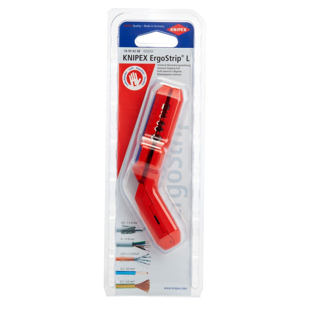 Dezizolator cablu Knipex ErgoStrip 16 95 01  SB