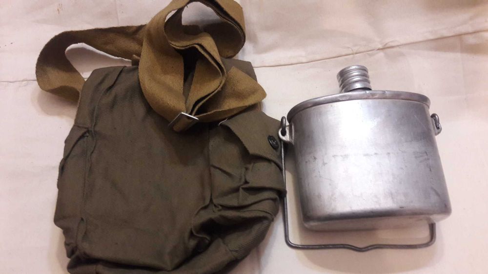 Котелок военный. Фляжка ВДВ СССР