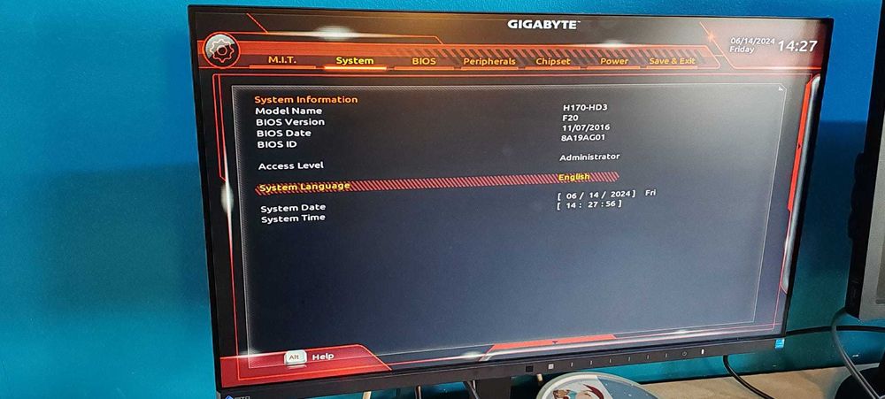 Placa de baza 1151 Gigabyte H170-Hd3 Cpu I5 7400 Cooler Ram 16GB DDR4