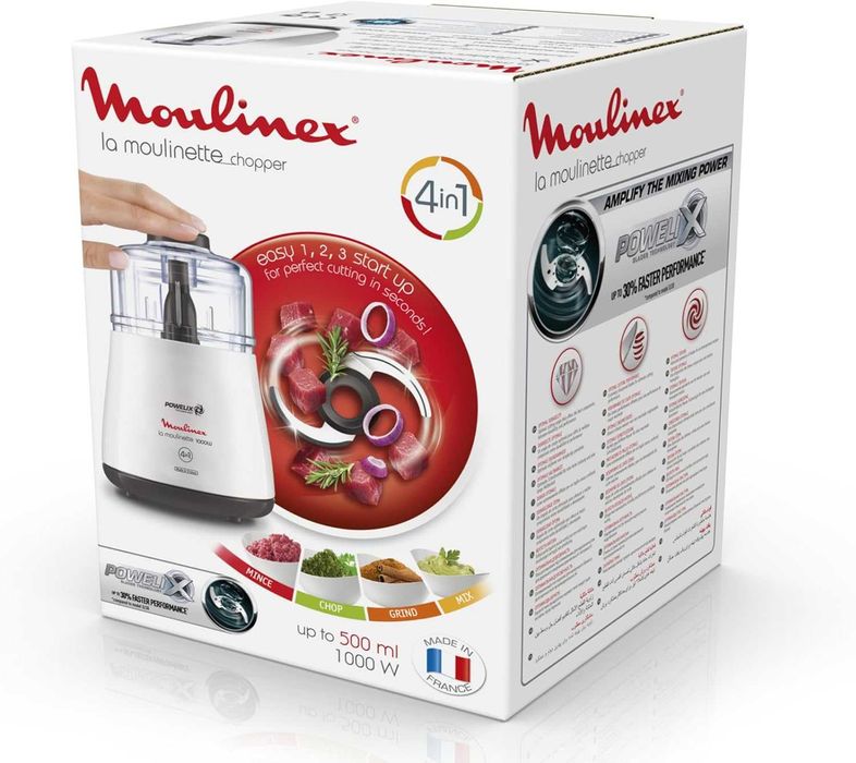 Moulinex Електрически Чопър, 1000 W, Произведено във Франция