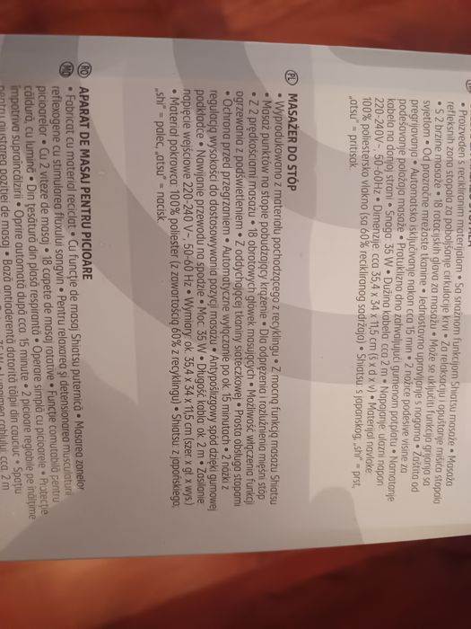 Aparat masaj picioare SwitchOn-Produs sigilat !