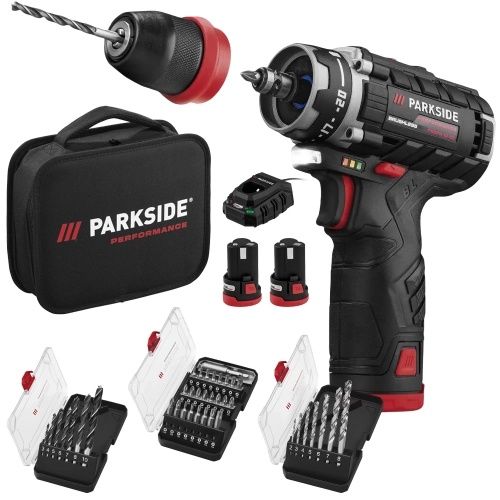 Комплект Акумулаторен Винтоверт PARKSIDE PERFORMANCE 12V /2ah