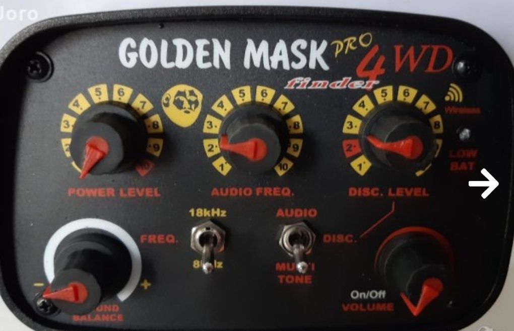 Металотърсач Golden mask 4 WD ГОЛДЪН ЮАСК 4 ВД металдетектор