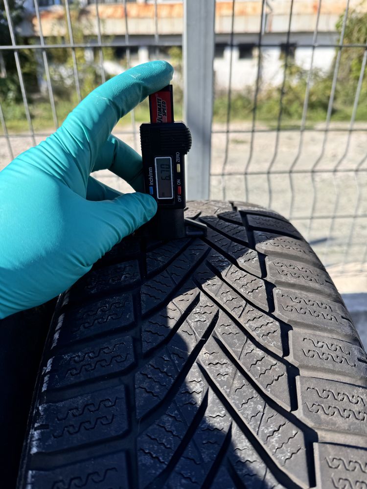4бр. зимни гуми 215/60/16 Michelin 2023 8мм и Falken 6мм