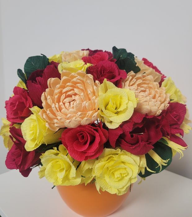 Buchete flori hartie creponata floristica/ aranjamente