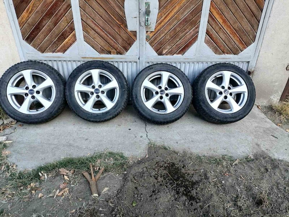 Borbet 16” 5х108, със зимни гуми 215/55/16