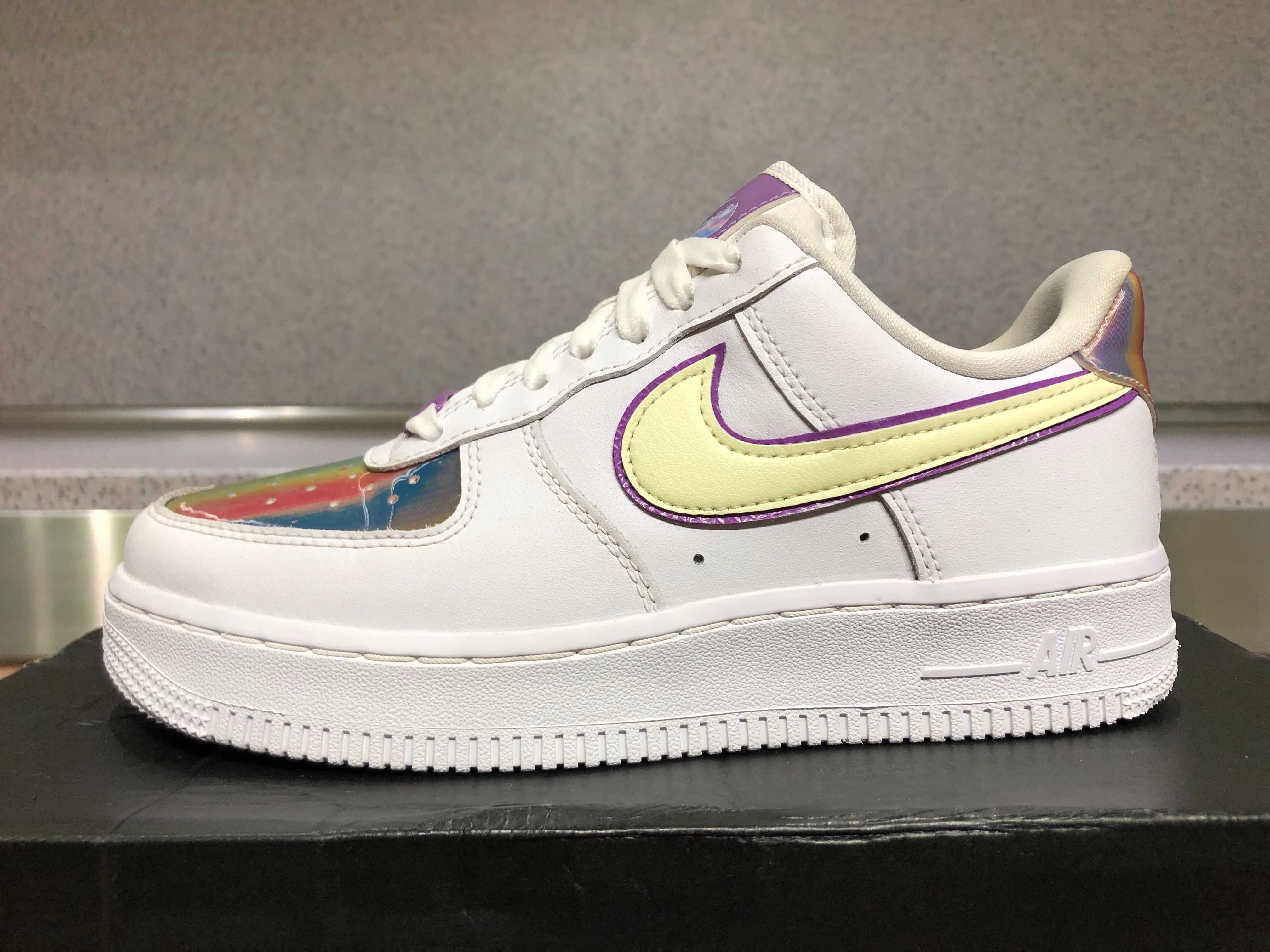 ОРИГИНАЛНИ *** Nike Air Force 1 Low Easter Barely Volt / Reflective