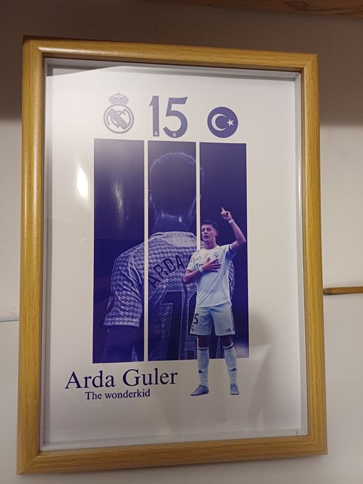 Tablou cu Arda Guler personalizat