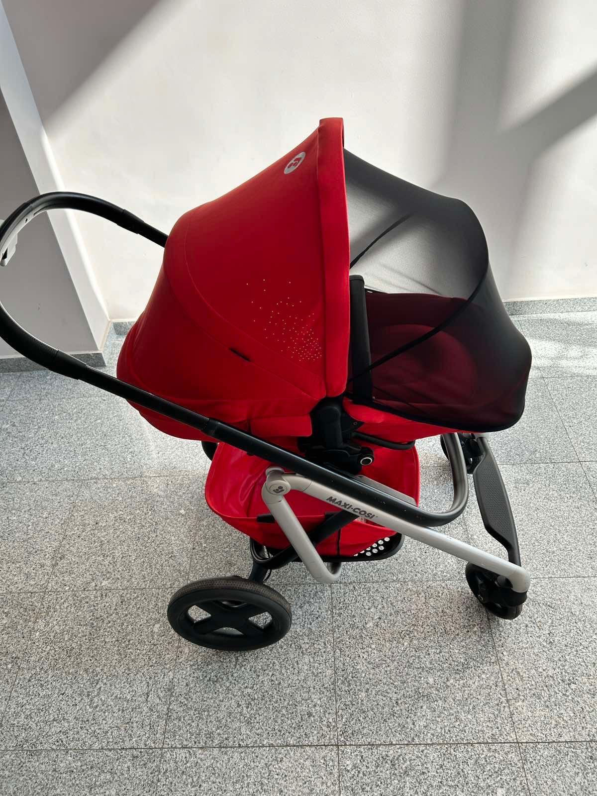 Бебешка количка Maxi-Cosi - Lila, Nomad Red