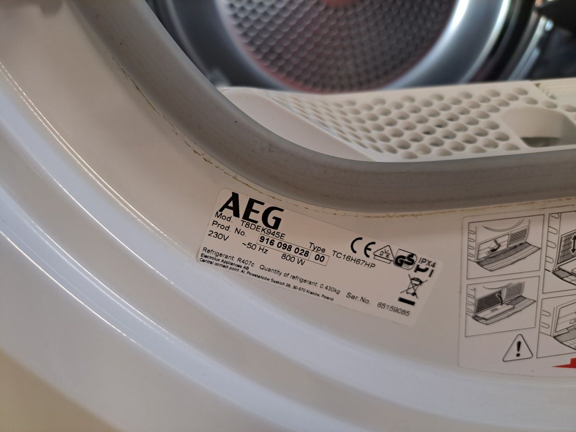 Сушилня AEG SERIE 8000 A+++9кг 800w