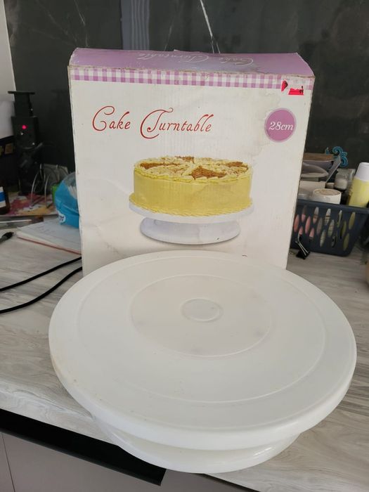 Крутяший диск для торта приготовления, новый