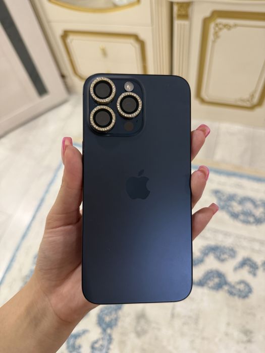 Iphone 15 pro max синий 256 гб