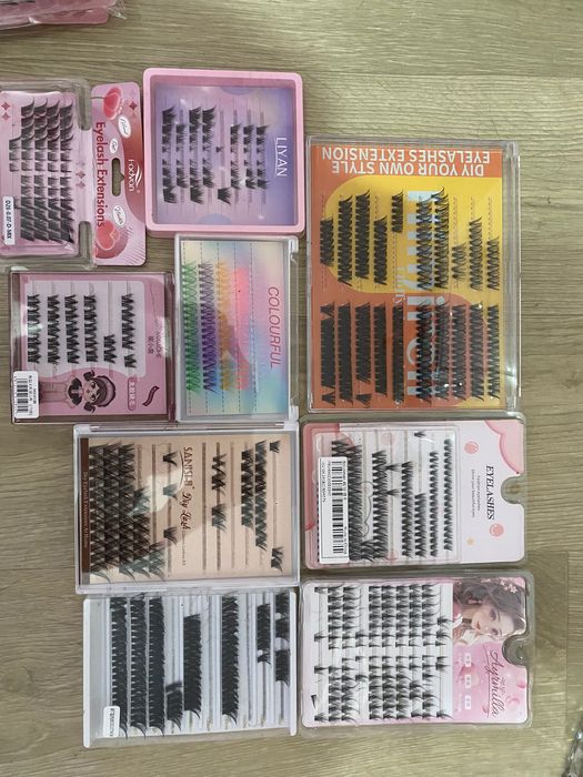 Изкуствени мигли+лепило и пинсети