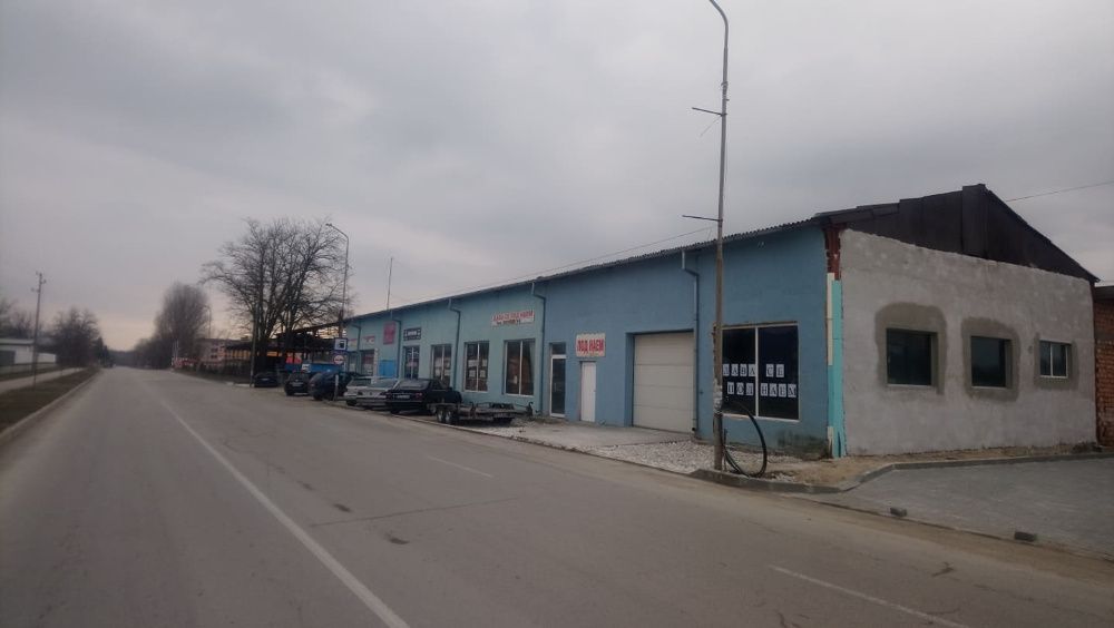 Дава се под наем помещение 120м2 за сервиз,магазин,склад на главен път
