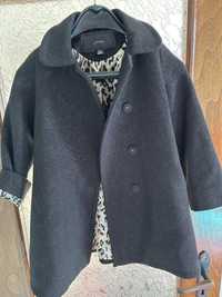 Кашмирено детско палто юнона junona 7-8г с подарък синьо яке 128размер