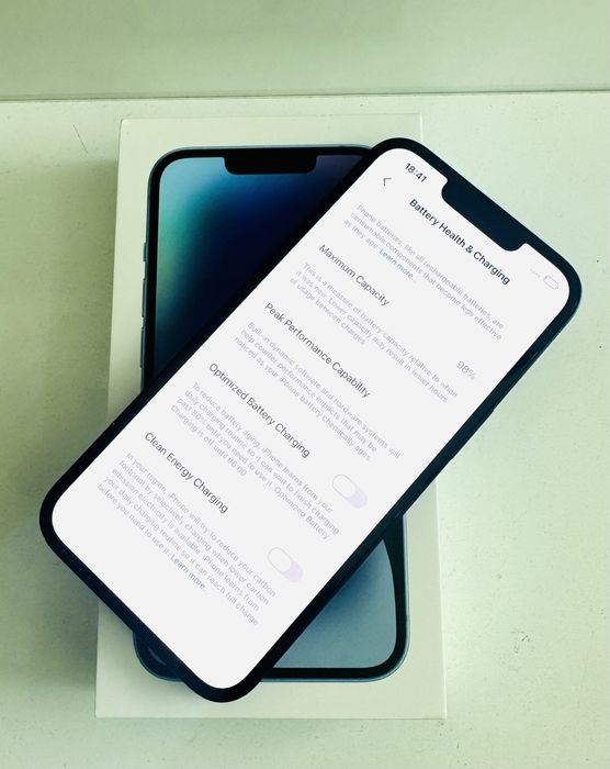 Перфектен! iPhone 14 128GB Midnight 98% Battery