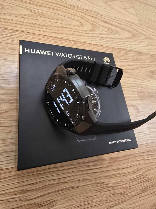Huawei Watch GT 6 Pro, black, full box.