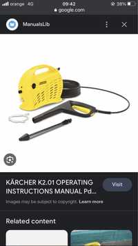 Karcher  K2 aparat de spălat cu presiune
