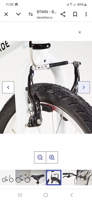 Bicicletă polivalentă Riverside 100 20" alb copii
Bicicletă polivalent