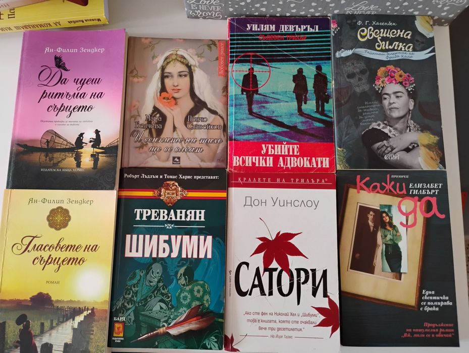книги художествени предимно