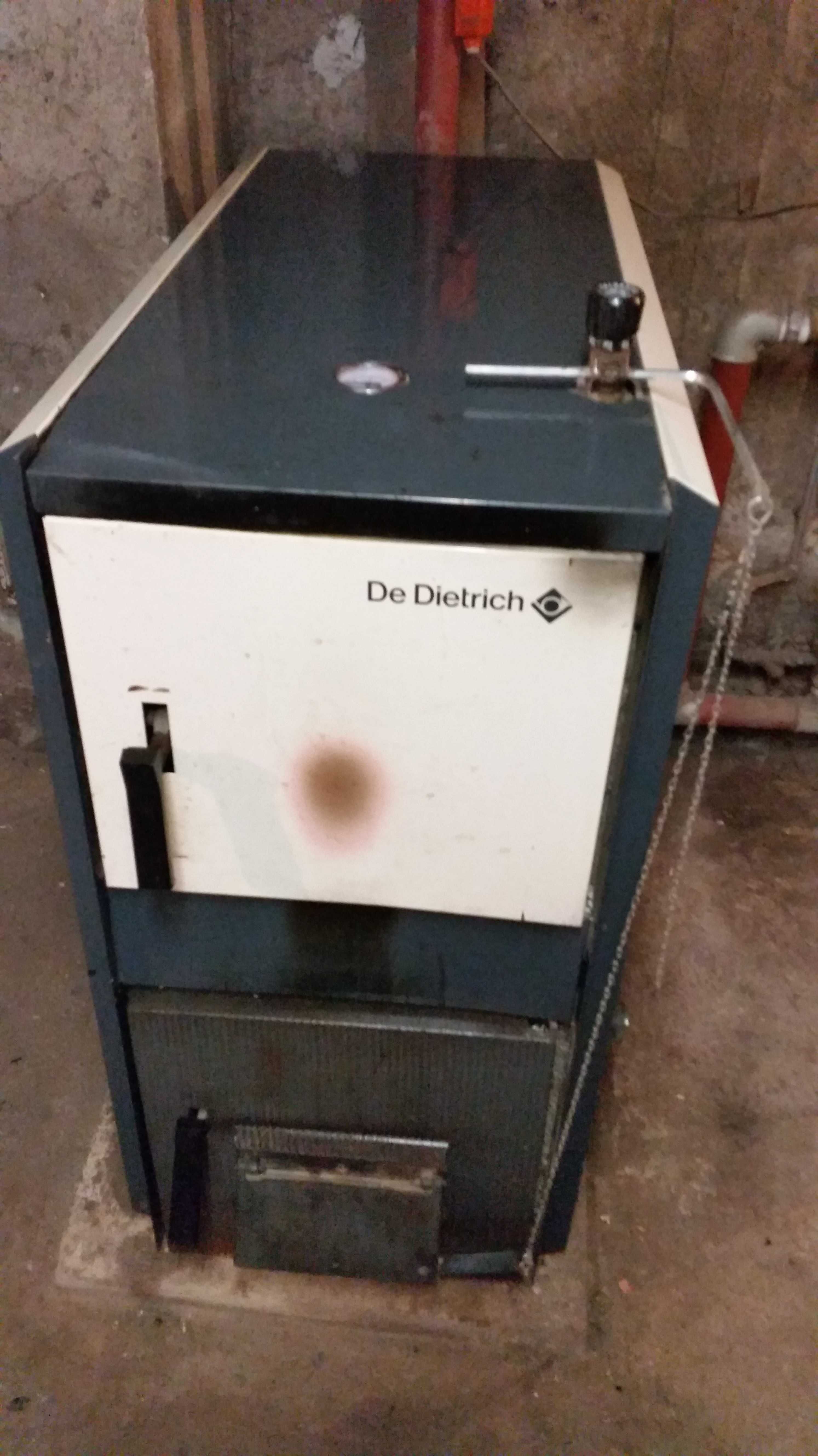 ПРОМО Котел De Dietrich CF 129 49kW/дърва/въглища/пелети/твърдо гориво