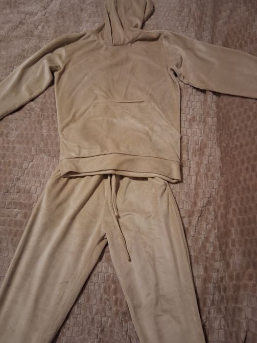 Trening catifea bej unisex