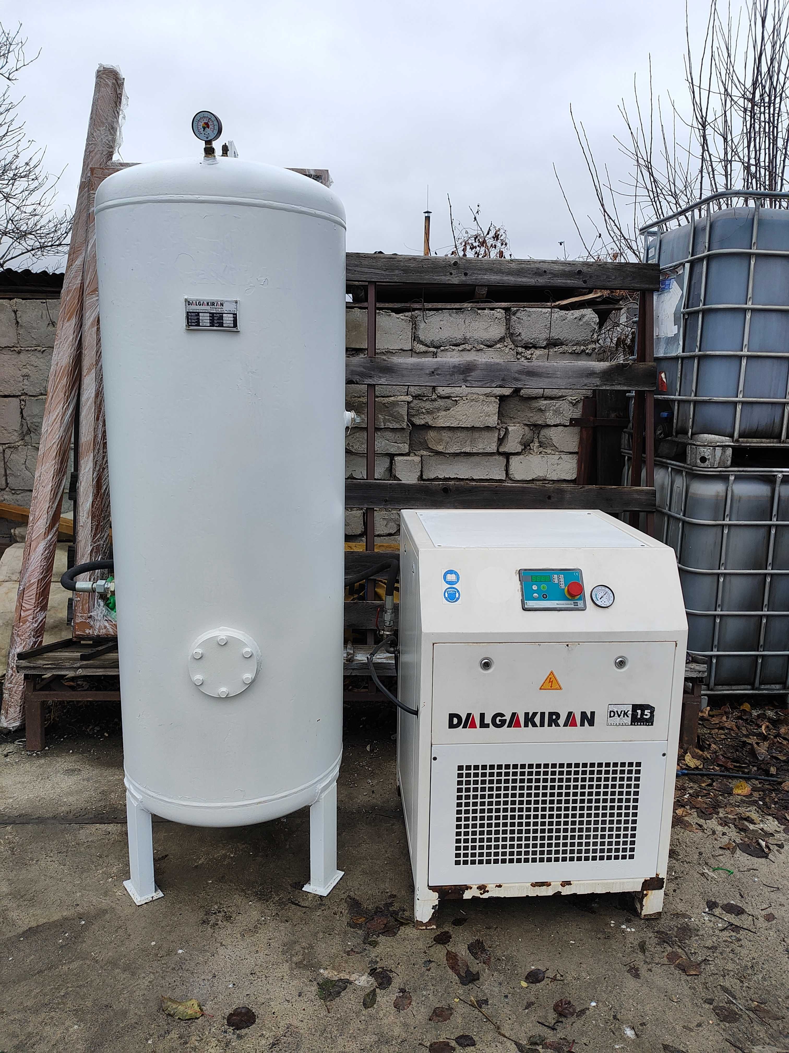 Compresor cu surub 11kw, am filmulete in functiune